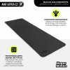 Mata do jogi i ćwiczeń HyperMotion Lotos TPE 6 mm z paskiem – 183 × 61 cm – czarna